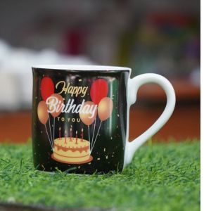 Happy Birthday Printed Mug – Stylish Ceramic Gift Cup