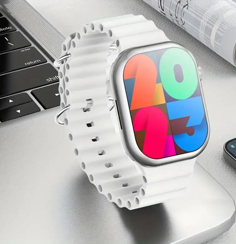 HZ90 Max Smartwatch (Always On Display) – Silver Color