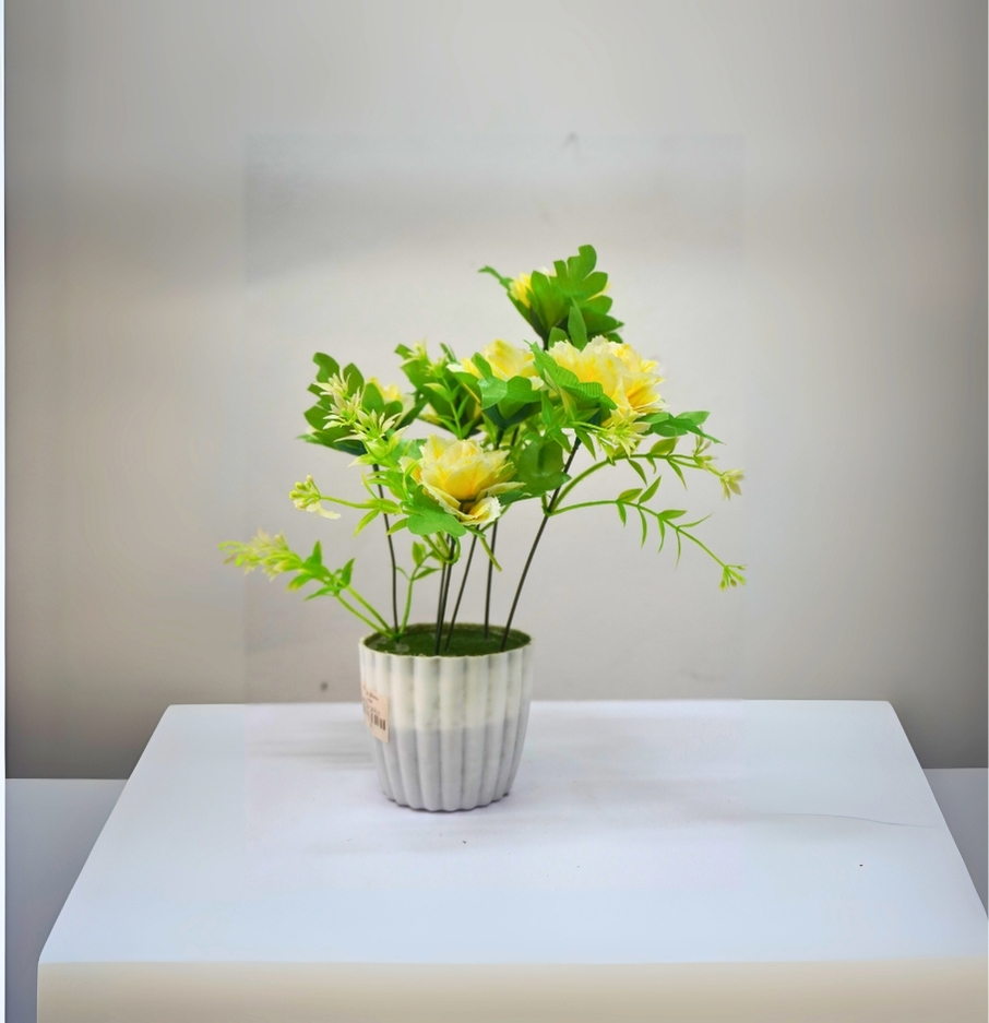 High-Quality Artificial Flowers – 11.5 Inch Decorative Faux Plant in Multiple Colors