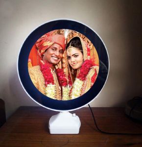 FA6 Magic Mirror Photo Frame with Light – Customized Gift